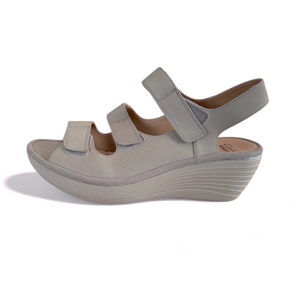 Clarks | Shoes | Clarks Reedly Juno Wedge Sandals | Poshmark